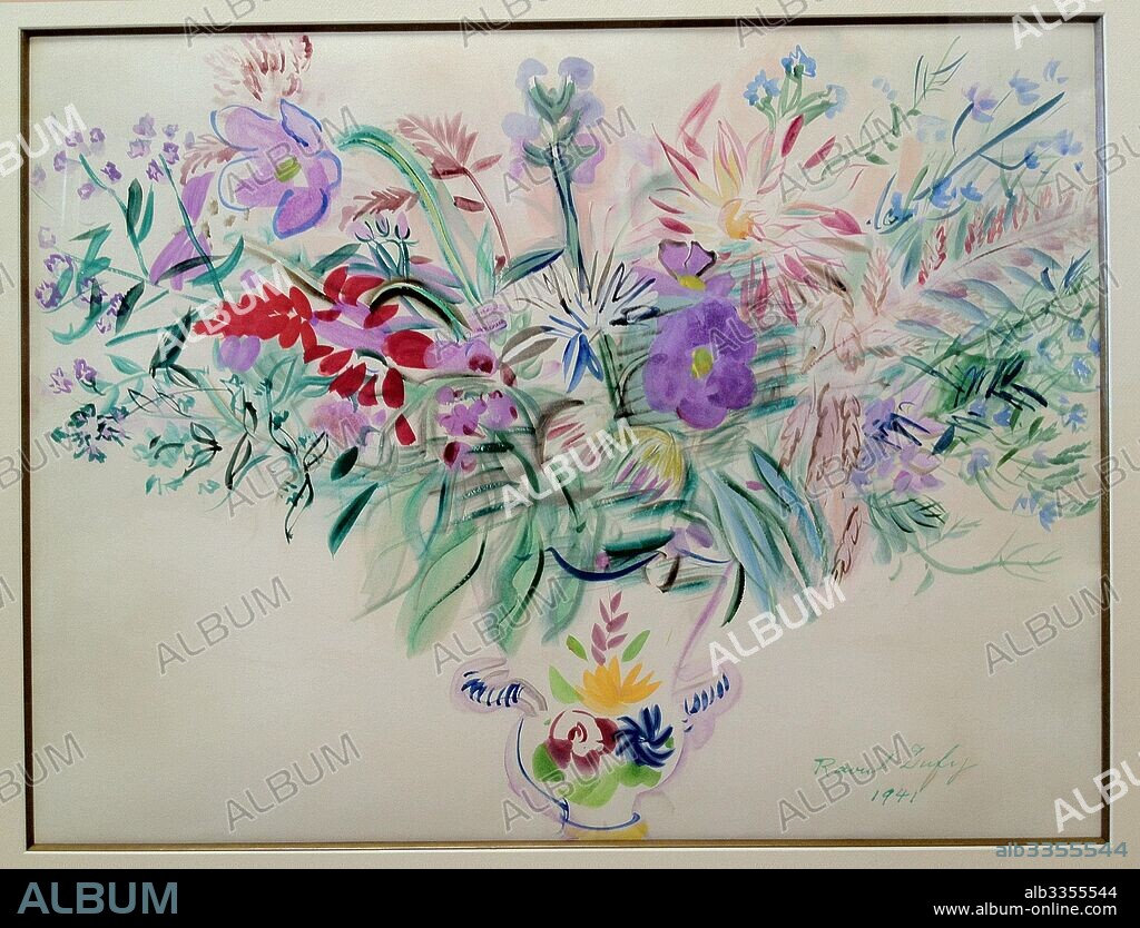 RAOUL DUFY. Fleurs des Champs.