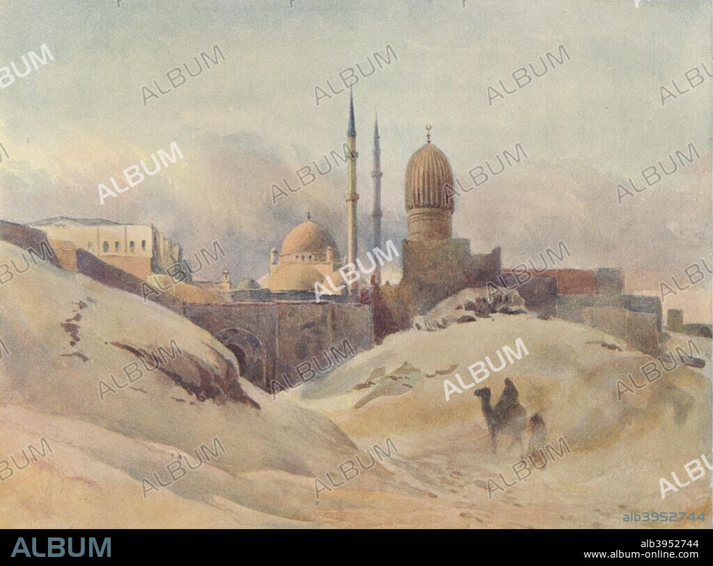 'The Citadel, Cairo, in a Sand-Storm', c1880 (1905). From The High-Road of Empire, by A. H. Hallam Murray. [John Murray, Ablemarle Street, London, 1905].