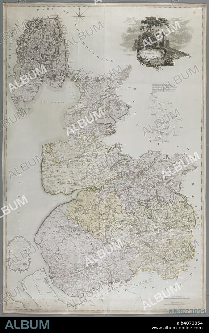 A map of the County Palatine of Lancashire. The County Palatine of Lancashire. [London], [1786?]. Source: Maps K.Top.18.65.1.11 TAB.END. Language: English.