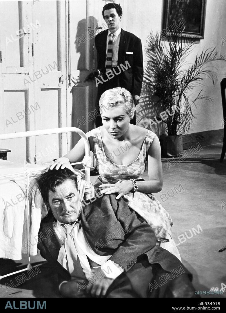 ERROL FLYNN in THE BIG BOODLE, 1957, directed by RICHARD WILSON. Copyright UNITED ARTISTS.