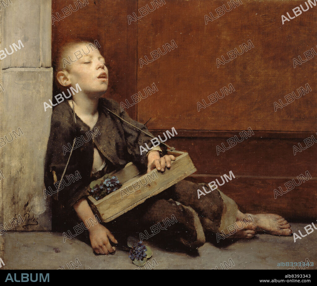 FERNAND PELEZ. Un martyr. Le Marchand de violettes, 1885.