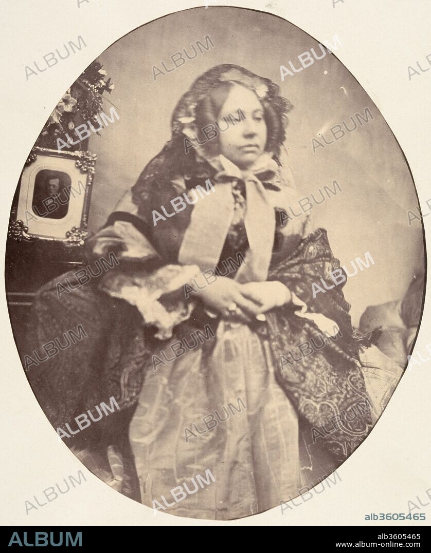 LOUIS-PIERRE-THÉOPHILE DUBOIS DE NEHAUT. Madame Gihoul. Artist: Louis-Pierre-Théophile Dubois de Nehaut (French, active Belgium, 1799-1872). Dimensions: Image: 7 5/16 in. × 6 in. (18.6 × 15.2 cm)
Sheet: 13 3/8 × 18 1/8 in. (34 × 46 cm). Date: 1854-56.