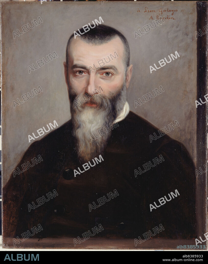AMELIE BURDIN. Portrait of Alphonse Karr (1808-1890), journalist and writer, 1865.