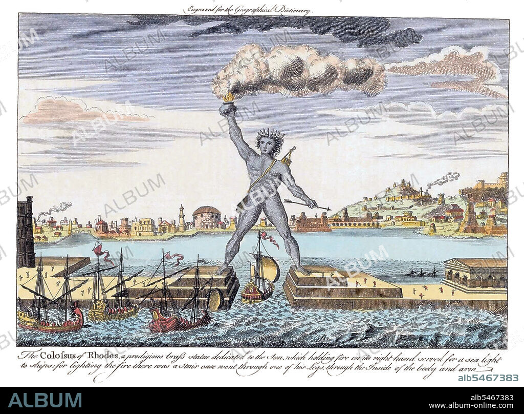 The Colossus of Rhodes was a statue of the Greek Titan Helios, erected in the city of Rhodes on the Greek island of Rhodes by Chares of Lindos between 292 and 280 BC. It is considered one of the Seven Wonders of the Ancient World. It was constructed to celebrate Rhodes' victory over the ruler of Cyprus, Antigonus I Monophthalmus, whose son unsuccessfully besieged Rhodes in 305 BC. Before its destruction, the Colossus of Rhodes stood over 30 meters (107 ft) high, making it one of the tallest statues of the ancient world.