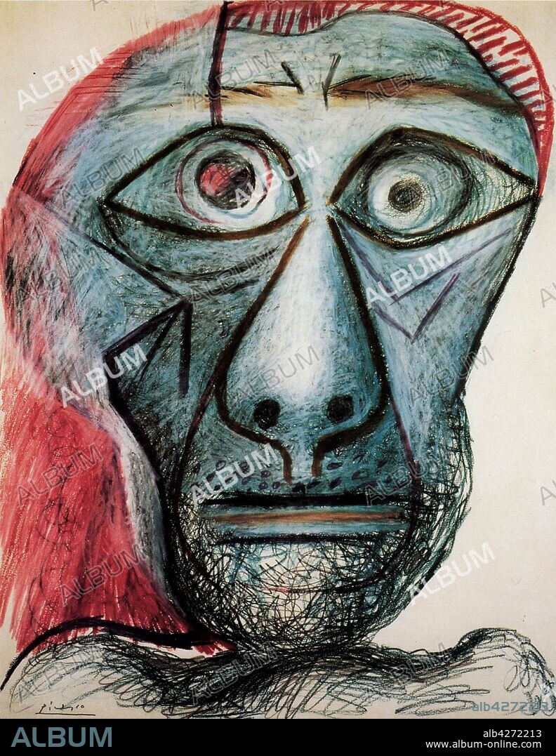 PABLO PICASSO. Self-Portrait.