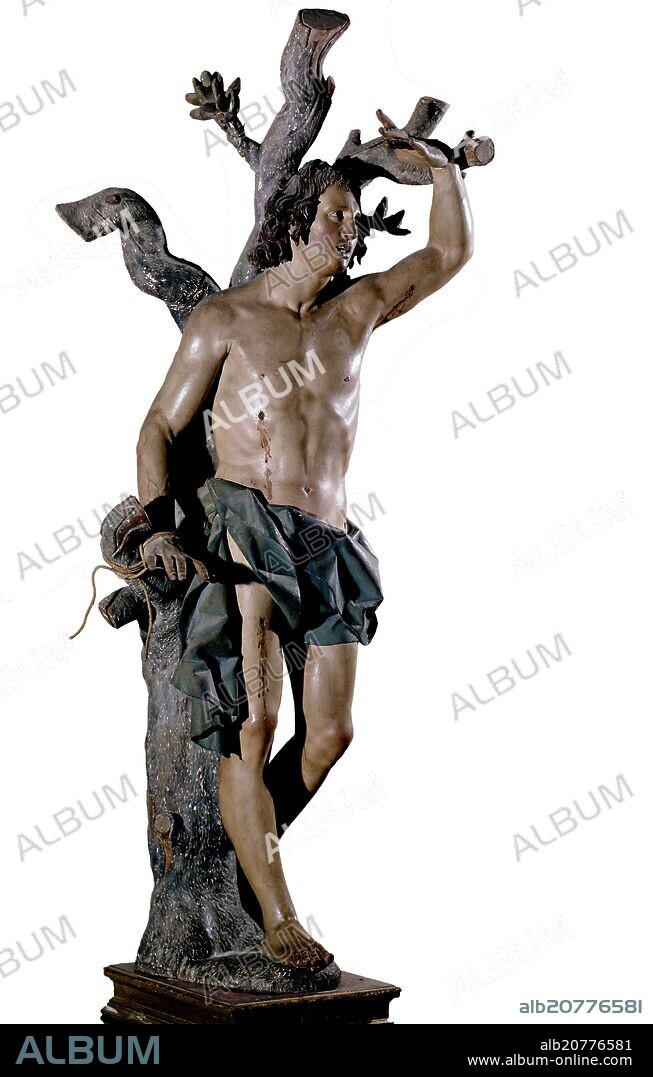 GREGORIO FERNANDEZ. S SEBASTIAN - S XVII- ESCULTURA BARROCA.