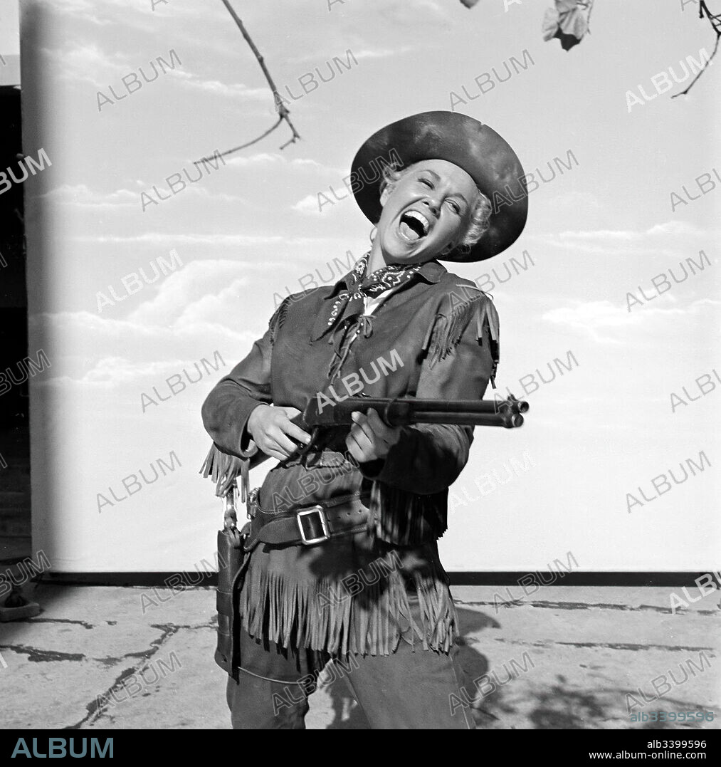 DORIS DAY en DORIS DAY EN EL OESTE, 1953 (CALAMITY JANE), dirigida por DAVID BUTLER. Copyright WARNER BROTHERS.