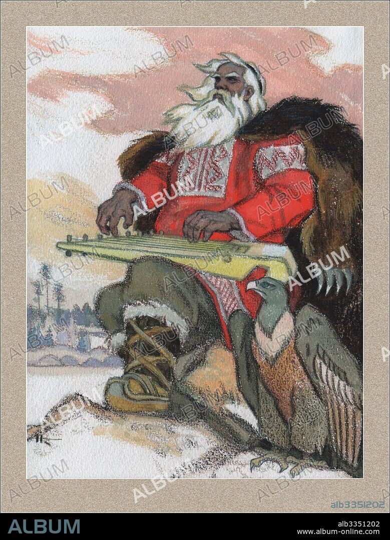 NIKOLAI MIKHAYLOVICH KOCHERGIN. Illustration to the national epic Kalevala.