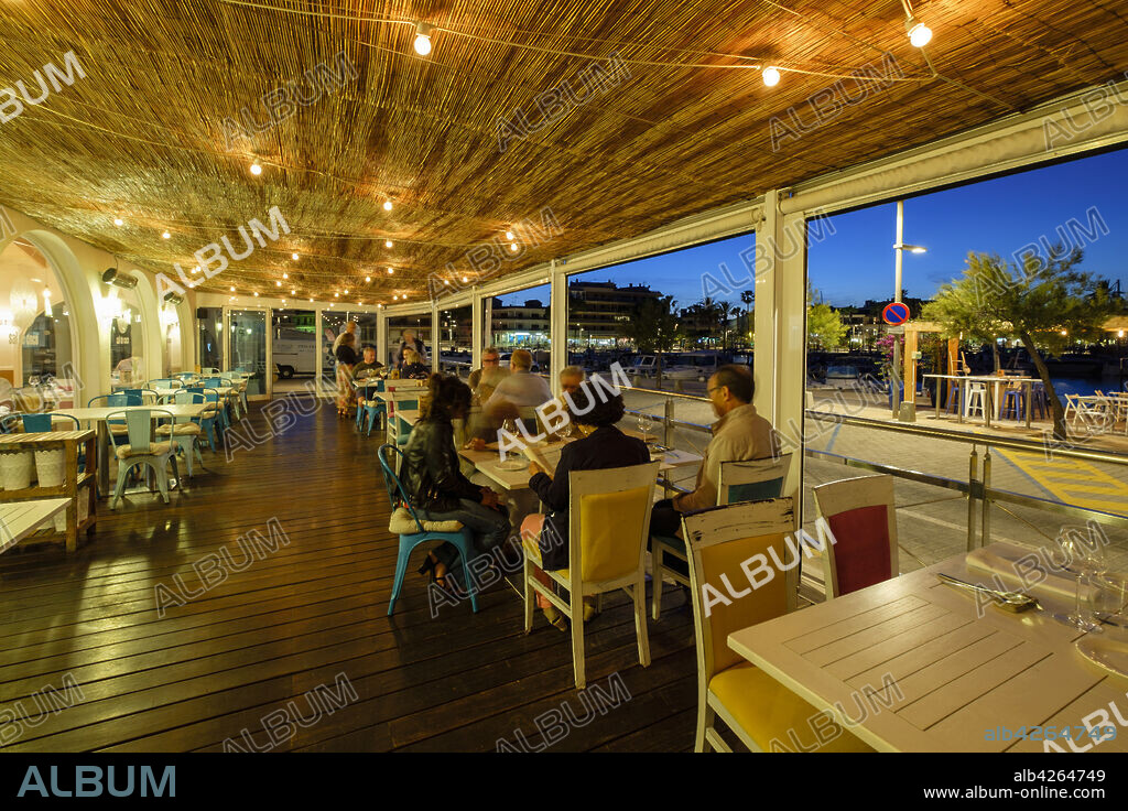 Sal de Cocó restaurant, Colònia de Sant Jordi, Mallorca, Balearic Islands, Spain, Europe.