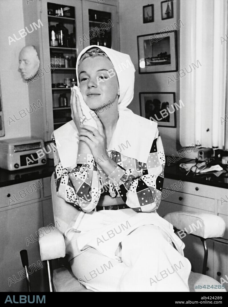 NORMA JEAN BAKER. MARILYN MONROE in LADIES OF THE CHORUS, 1948, directed by PHIL KARLSON. Copyright COLUMBIA PICTURES.