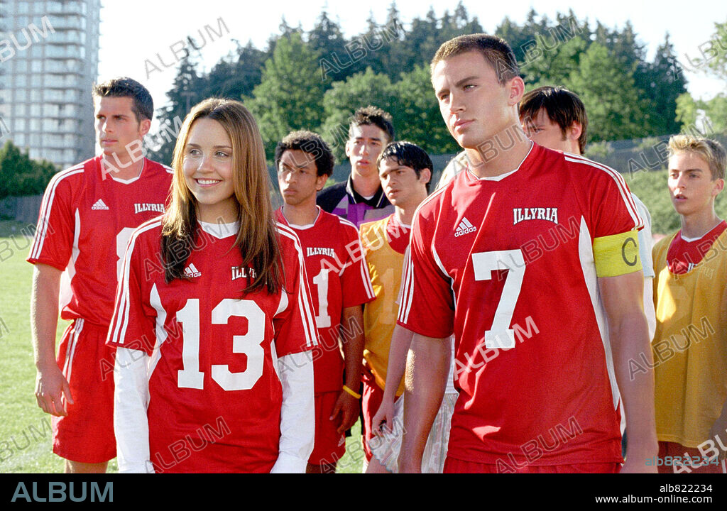 AMANDA BYNES und CHANNING TATUM in SHE'S THE MAN, 2006, unter der Regie von ANDY FICKMAN. Copyright DONNERS COMPANY/DREAMWORKS SKG/LAKESHORE ENTERTAINMENT / McEWAN, ROB.