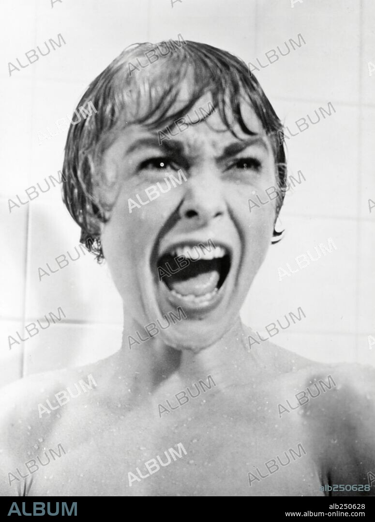 JANET LEIGH in PSYCHO, 1960, unter der Regie von ALFRED HITCHCOCK. Copyright SHAMLEY PRODUCTIONS.