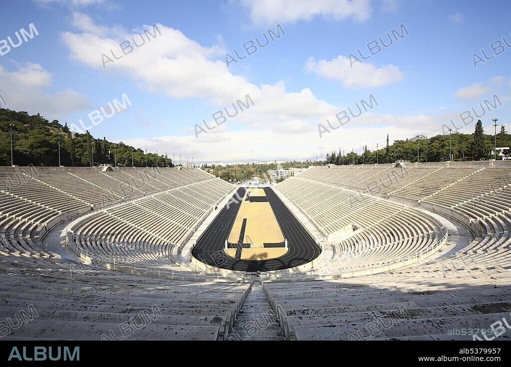 Panathinaikos, stadium of the first modern Olympic Games 1896, Athens, Greece