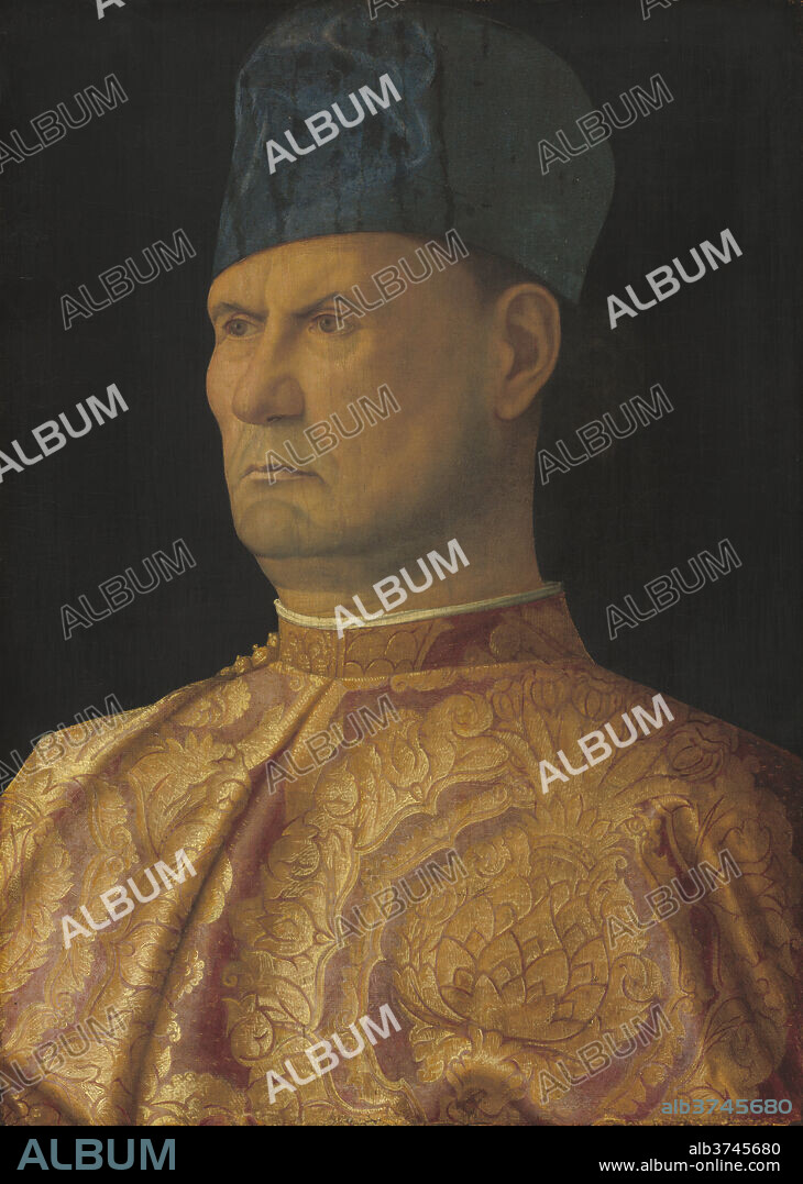 ATTRIBUTED TO GIOVANNI BELLINI. Giovanni Emo. Dated: c. 1475/1480. Dimensions: painted surface: 46.9 x 32.6 cm (18 7/16 x 12 13/16 in.)  overall size: 48.9 x 34.6 cm (19 1/4 x 13 5/8 in.)  framed: 67.3 x 54 x 6.7 cm (26 1/2 x 21 1/4 x 2 5/8 in.). Medium: oil on panel transferred to canvas mounted on panel.