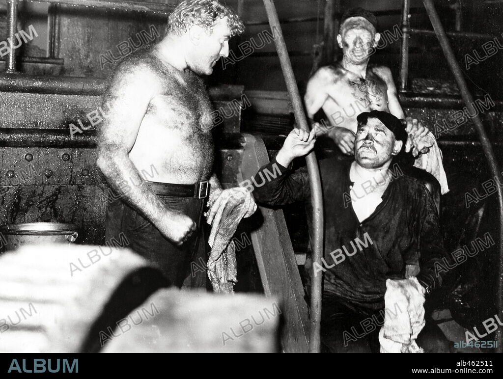 WILLIAM BENDIX in THE HAIRY APE, 1944, directed by ALFRED SANTELL. Copyright UNITED ARTISTS.