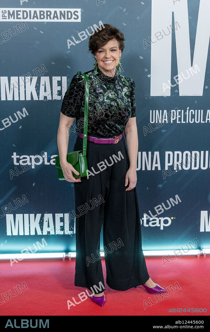 January 28, 2025, Madrid, Madrid, Spain: CRISTINA VILLANUEVA poses during the photocall prior to the premiere of the film 'MIKAELA', at the Capitol cinemas, on January 28, 2025, in Madrid, Spain. (Credit Image: © Oscar Manuel Sanchez/ZUMA Press Wire).