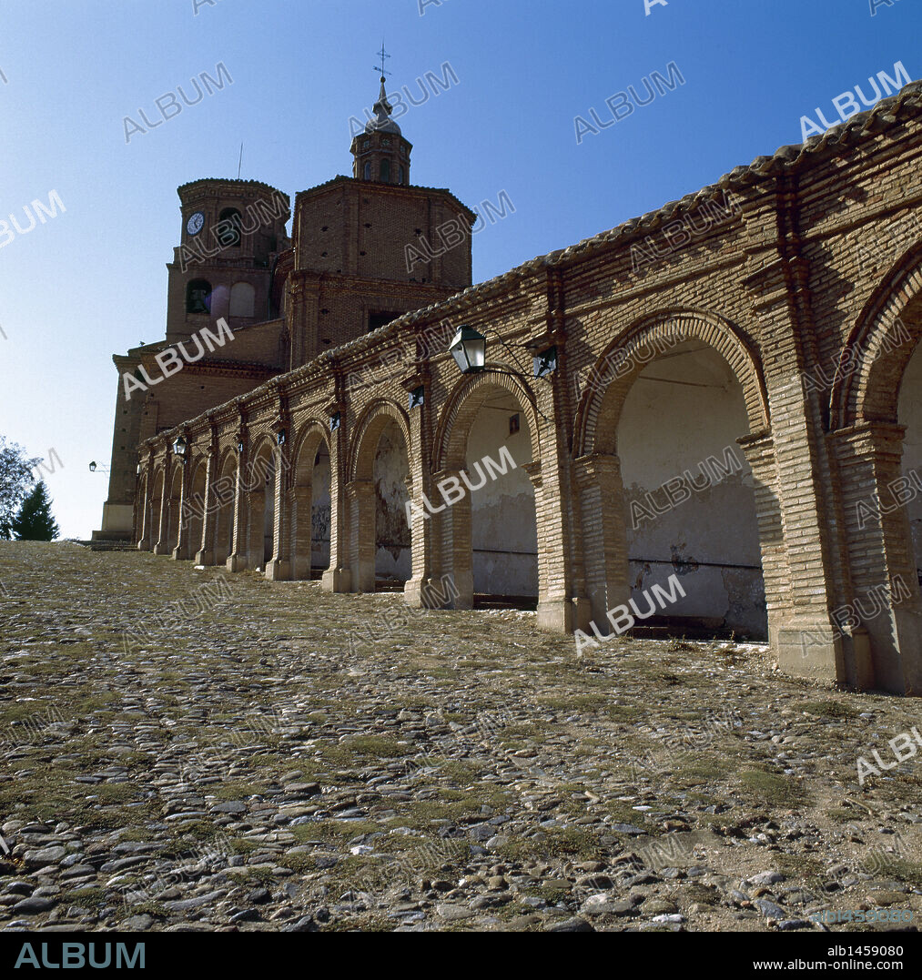 NAVARRA. CASCANTE. IGLESIA DE NUESTRA SEÑORA DEL ROMERO.