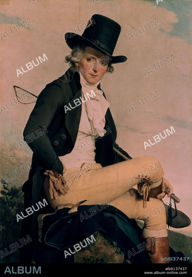 JACQUES-LOUIS DAVID (1748-1825). MONSIEUR SERIZIAT - 1795 - O/L - 129 x 96 cm.