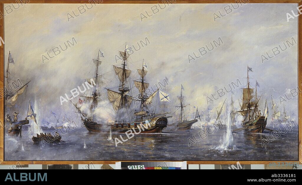 MIKHAIL VSEVOLODOVICH PETROV-MASLAKOV. First Russo-Swedish Battle of Rochensalm on August 24, 1789.