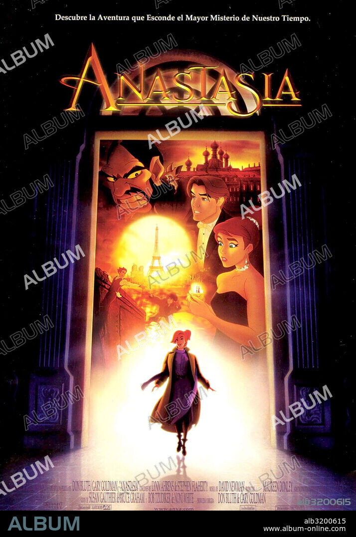 Poster of ANASTASIA, 1997, directed by DON BLUTH and GARY GOLDMAN. Copyright 20TH CENTURY FOX.