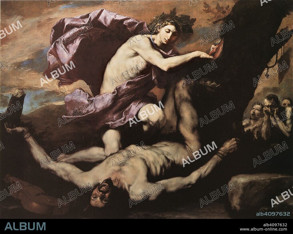 RIBERA, JOSé, DE. Apollo and Marsyas.