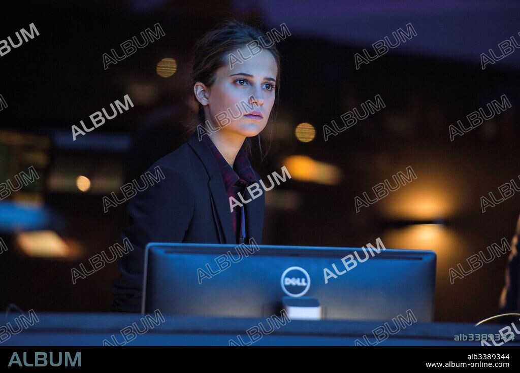 ALICIA VIKANDER in JASON BOURNE, 2016, unter der Regie von PAUL GREENGRASS. Copyright UNIVERSAL PICTURES/THEKENNEDY/MARSHALL COMPANY/CAPTIVATE ENT.