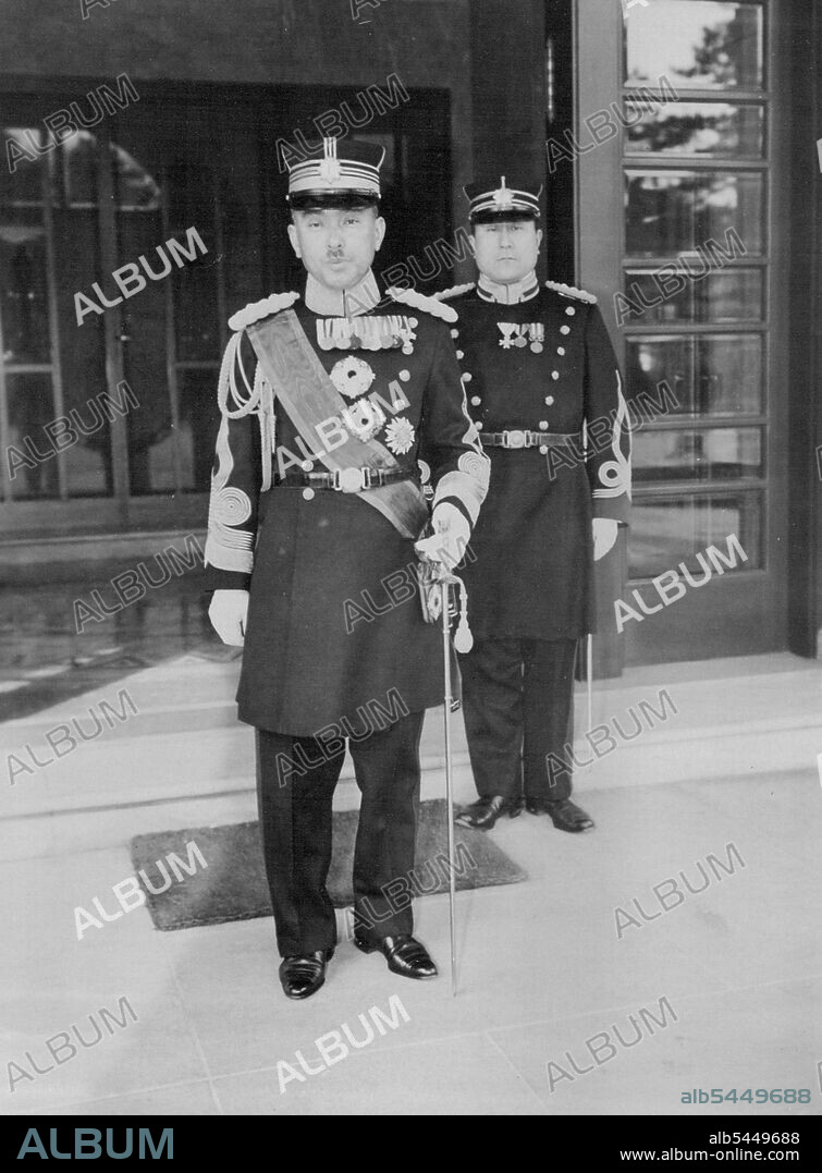 H.I.H. Prince Asaka.... H.I.H. Prince Yasuhiko Asaka, seen here, was appointed by his Majesty the Emperor to member of the War Council this morning. The photo was taken as proceeding to the Imperial Palace for instalating ceremony, at his residence. March 14, 1938. (Photo by The Domei News Photos Service).