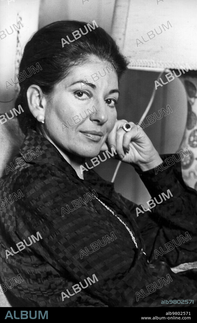 Maria Callas, '70s.