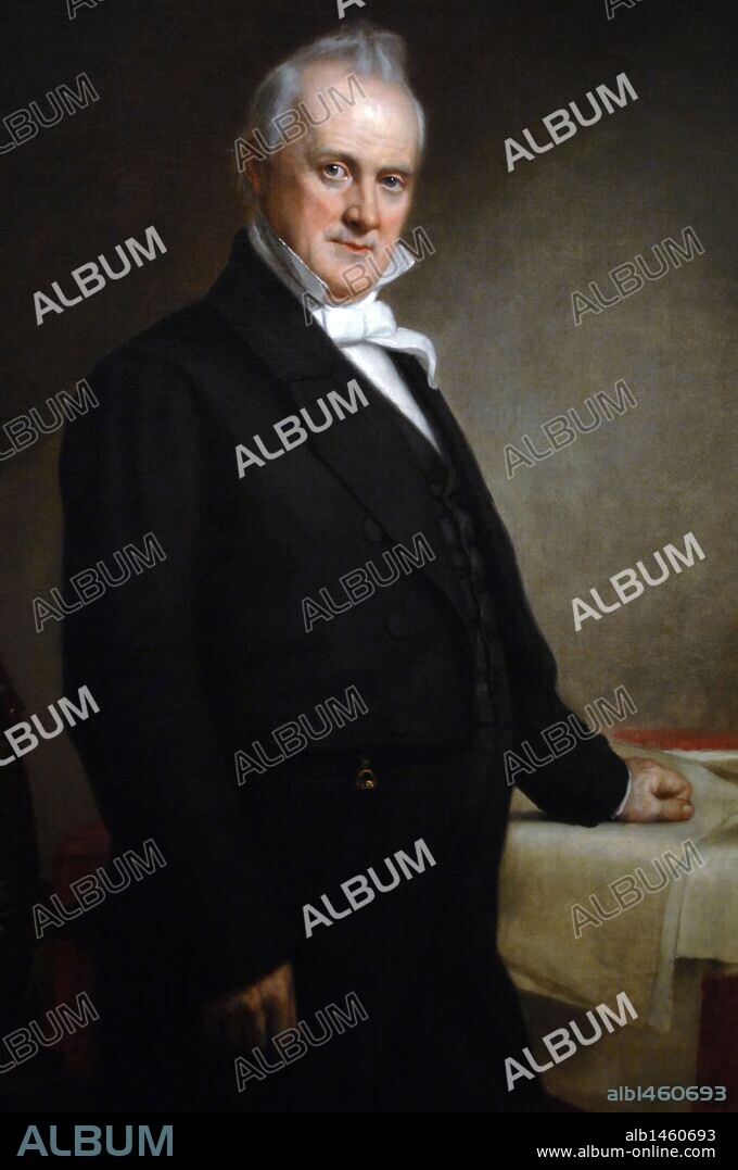 James Buchanan (1791-1868). American politician. 15th President of the United States (1857-1861). Portrait (1859) by George Peter Alexander Healy (1813-1894). National Portrait Gallery. Washington D.C. United States.
