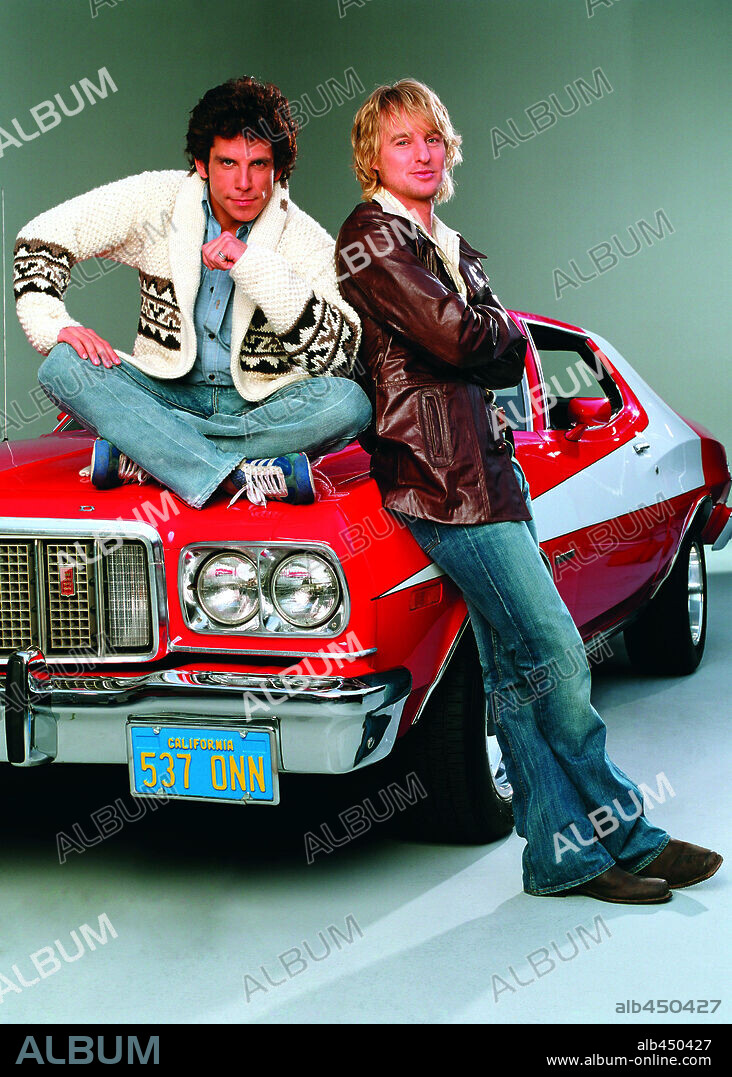BEN STILLER et OWEN WILSON dans STARSKY & HUTCH, 2004, réalisé par TODD PHILLIPS. Copyright WARNER BROS/MIRAMAX.