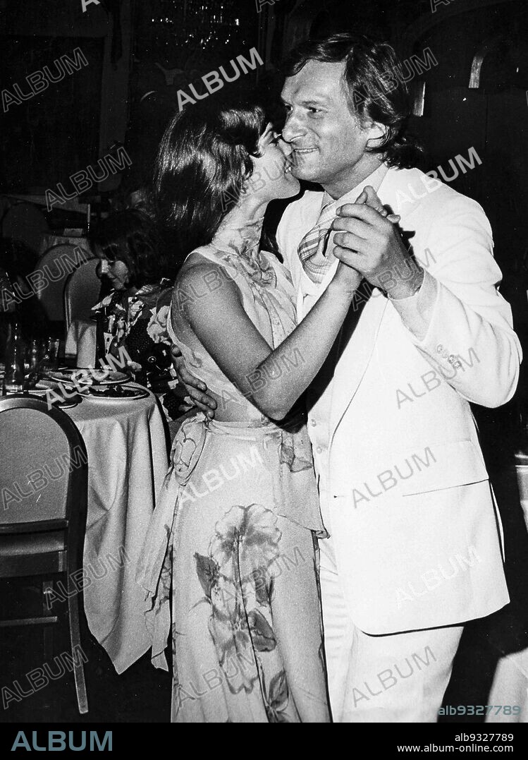 Barbi Benton and Hugh Hefner, 1969.
