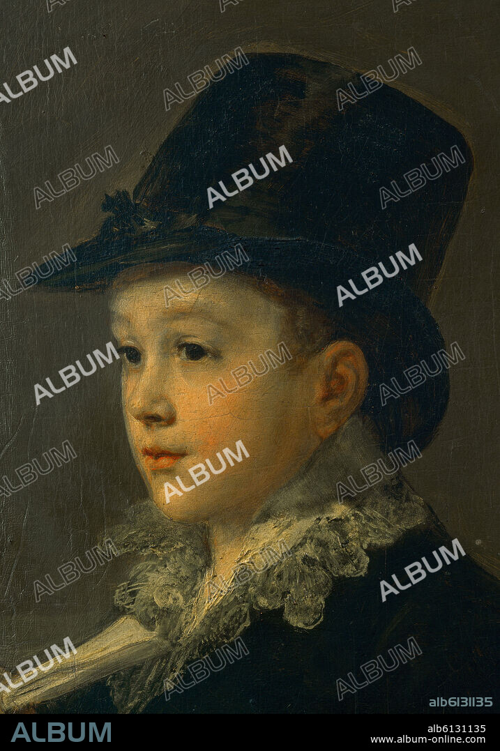 FRANCISCO GOYA Y LUCIENTES DE (1746-1828). MARIANITO GOYA-DET ROSTRO (CONJUNTO EN Nº 7396).