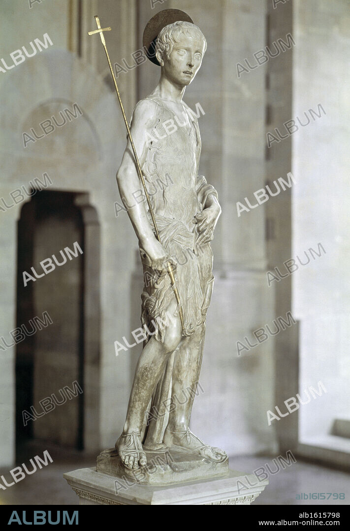 St. John the Baptist   Donatello (ca.1386-1466 Italian)  Bargello National Museum, Florence, Italy.