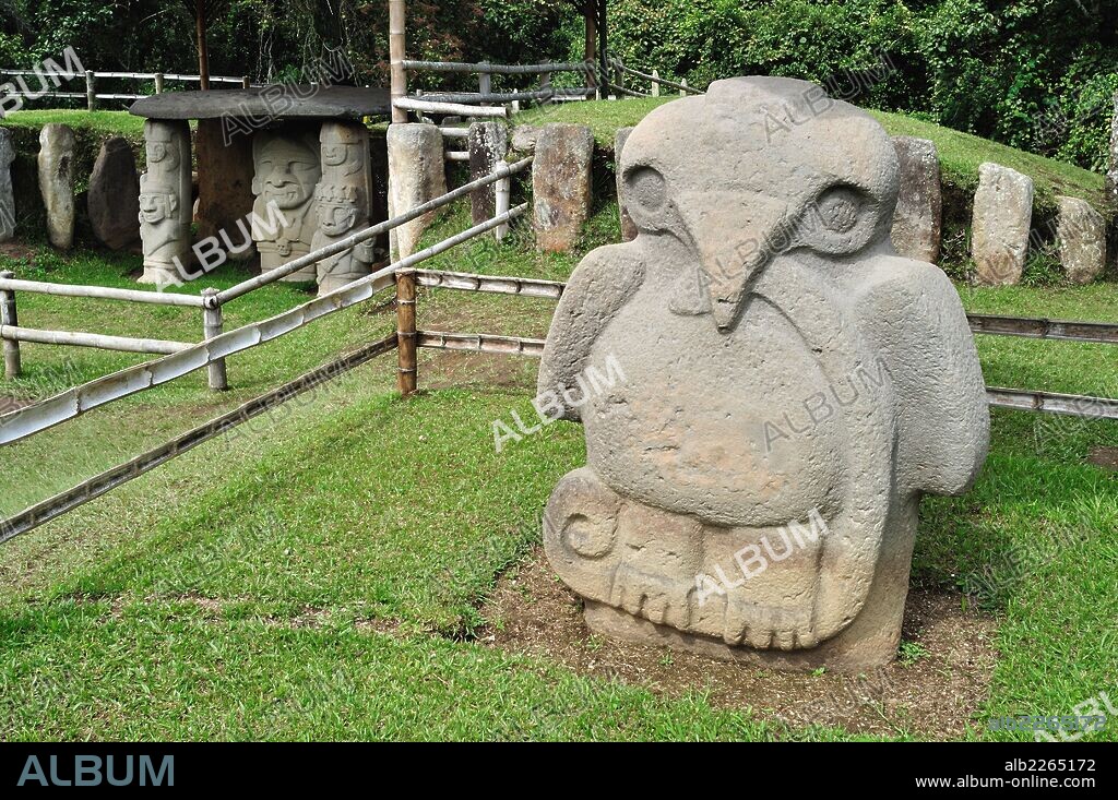 Archaeological Park in SAN AGUSTIN . Department of Huila.COLOMBIA.