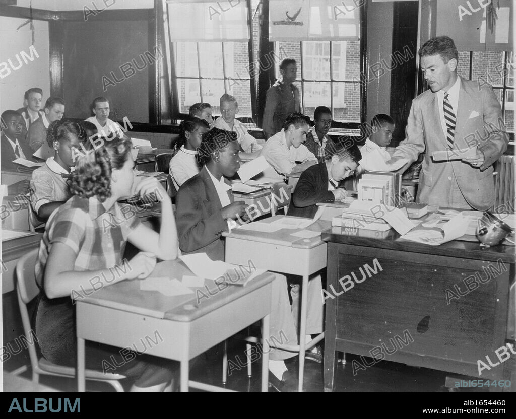 Integrated High School USA circa 1957.