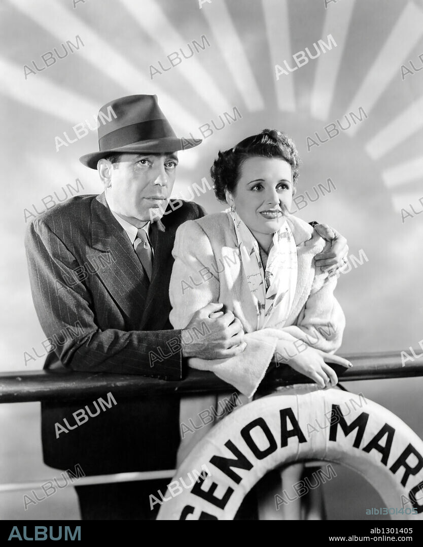 HUMPHREY BOGART and MARY ASTOR in ACROSS THE PACIFIC, 1942, directed by JOHN HUSTON. Copyright WARNER BROTHERS.