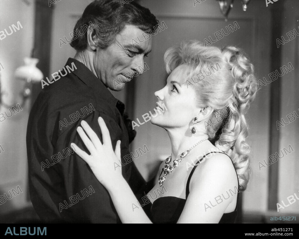 CARROLL BAKER and LEE VAN CLEEF in DEATHWORK, 1971 (CAPTAIN APACHE), directed by ALEXANDER SINGER. Copyright BENMAR.
