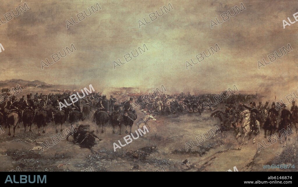 FERNANDEZ VILLANUEVA JULIO. BATALLA DE MAIPU EL 5 DE ABRIL DE 1818 - SAN MARTIN DERROTA AL EJERCITO REALISTA - INDEPENDENCIA CHILENA - SIGLO XIX.