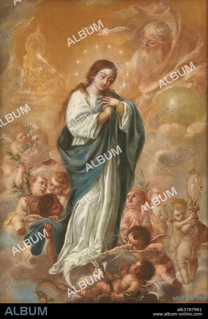 JUAN DE VALDÉS LEAL. Juan de Valdés Leal / 'La Inmaculada Concepción'. 1682. Óleo sobre lienzo, 206,5 x 144 cm.