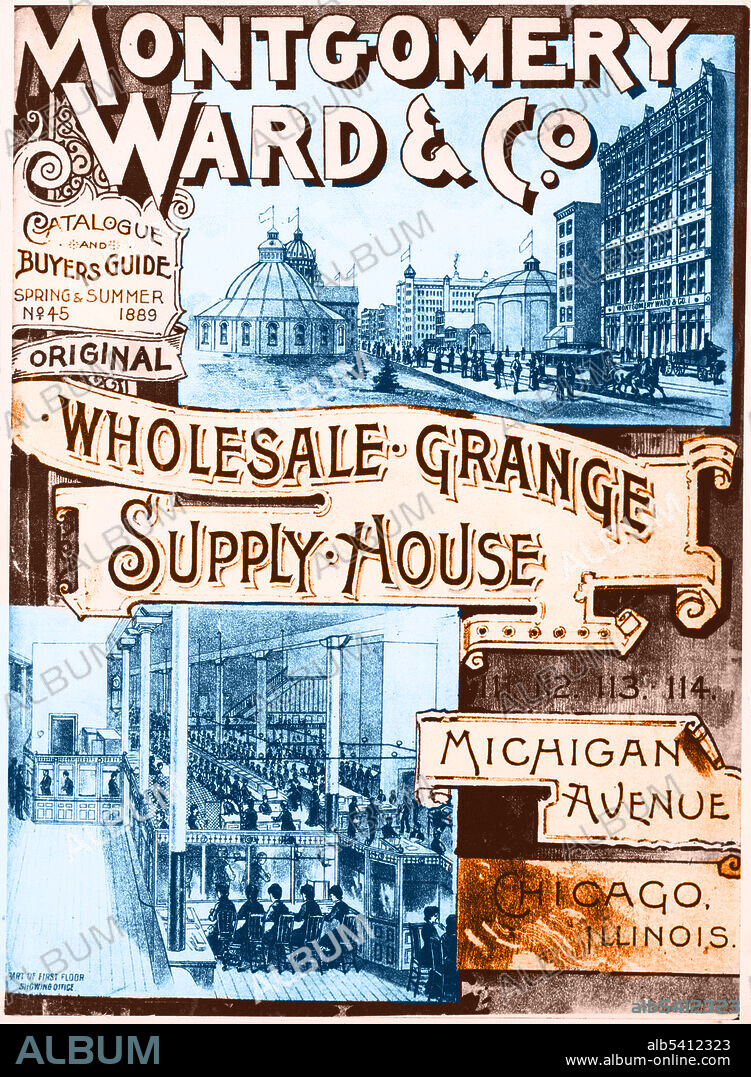 Montgomery Ward was founded by Aaron Montgomery Ward in 1872. Ward had conceived of the idea of a dry goods mail-order business in Chicago, Illinois, after several years of working as a traveling salesman among rural customers. In 1883, the company's catalog, which became popularly known as the "Wish Book", had grown to 240 pages and 10,000 items. In 1896, Wards encountered its first serious competition in the mail order business, when Richard Warren Sears introduced his first general catalog. In 1900, Wards had total sales of $8.7 million, compared to $10 million for Sears, and both companies would struggle for dominance during much of the 20th century. By 1904, the company had expanded such that it mailed three million catalogs, weighing 4 pounds each, to customers.