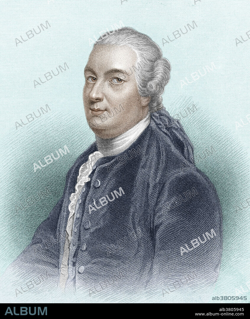 James Bruce (1730 - 1794), a Scottish travel writer who spent time in North Africa and Ethiopia, where he traced the origins of the Blue Nile.