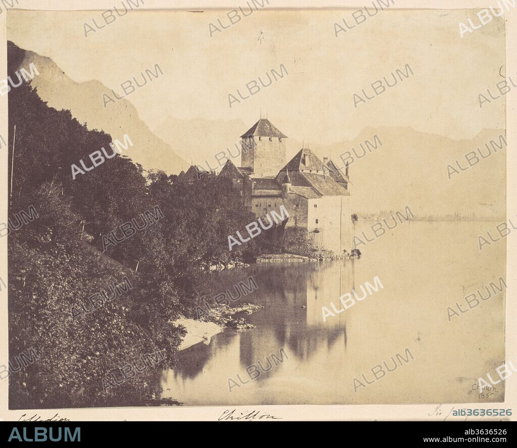 Chillon. Artist: John Joscelyn Coghill (Irish, 1826-1905). Dimensions: Approx. 15.2 x 20.3 cm (6 x 8 in.). Date: 1855.