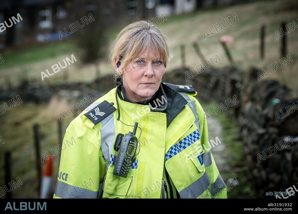 SARAH LANCASHIRE dans HAPPY VALLEY, 2014, réalisé par SALLY WAINWRIGHT. Copyright BRITISH BROADCASTING CORPORATION (bbc).