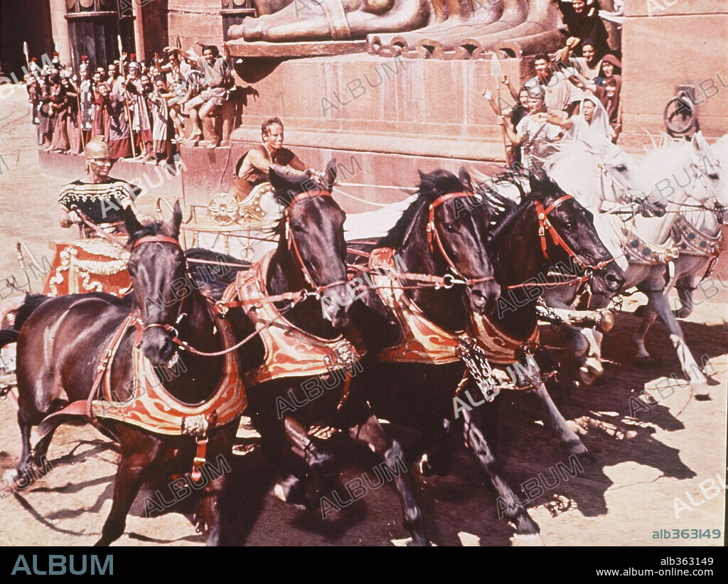 CHARLTON HESTON in BEN-HUR, 1959, unter der Regie von WILLIAM WYLER. Copyright M.G.M.