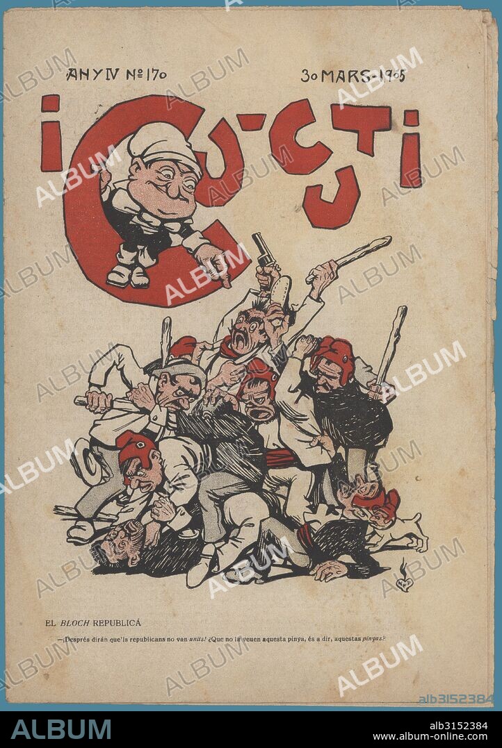 Portada de la revista humorística ¡Cu-Cut!, editada en Barcelona, marzo de 1905.