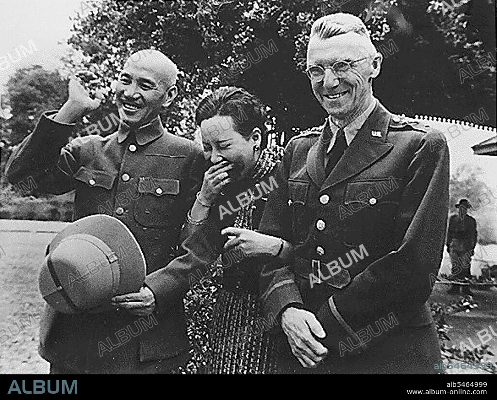 Chiang Kai-shek (October 31, 1887 – April 5, 1975) was a political and military leader of 20th century China. He is known as Jiang Jièshí or Jiang Zhongzhèng in Mandarin. Soong May-ling or Soong Mei-ling, also known as Madame Chiang Kai-shek (traditional Chinese: ???; simplified Chinese: ???; pinyin: Sòng Meilíng; March 5, 1898 – October 23, 2003) was a First Lady of the Republic of China (ROC), the wife of former President Chiang Kai-shek (??? / ???). General Joseph Warren Stilwell (March 19, 1883 – October 12, 1946) was a United States Army four-star General known for service in the China Burma India Theater. His caustic personality was reflected in the nickname 'Vinegar Joe'.