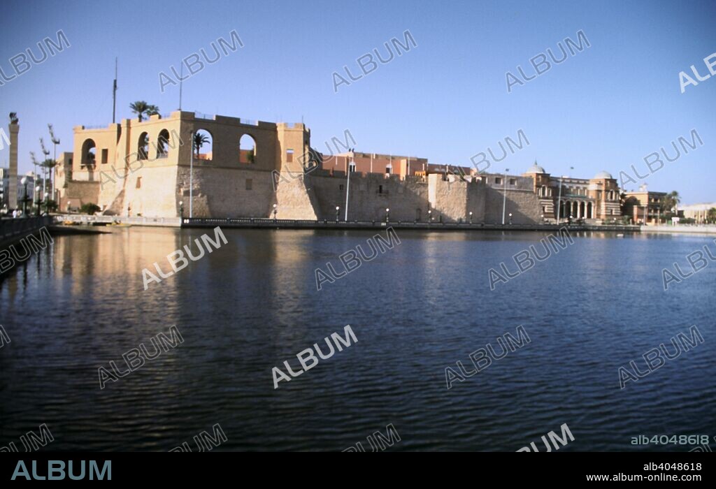 Tripoli Castle, Libya. The castle is mainly Ottoman but features a number of architectural styles from different historical periods, and houses a museum.