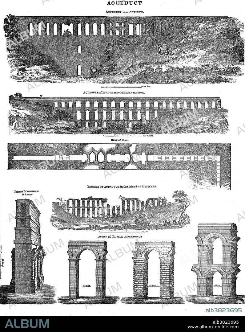 The Romans constructed numerous aqueducts to bring water from distant sources into their cities and towns, supplying public baths, latrines, fountains and private households. Waste water was removed by complex sewage systems and released into nearby bodies of water, keeping the towns clean and free from effluent. Some aqueducts also provided water for mining operations and the milling of grain. Aqueducts moved water through gravity alone, being constructed along a slight downward gradient within conduits of stone, brick or concrete. Where valleys or lowlands intervened, the conduit was carried on bridgework, or its contents fed into high-pressure lead, ceramic or stone pipes and siphoned across. Most Roman aqueducts proved reliable, and durable; some were maintained into the early modern era, and a few are still partly in use.