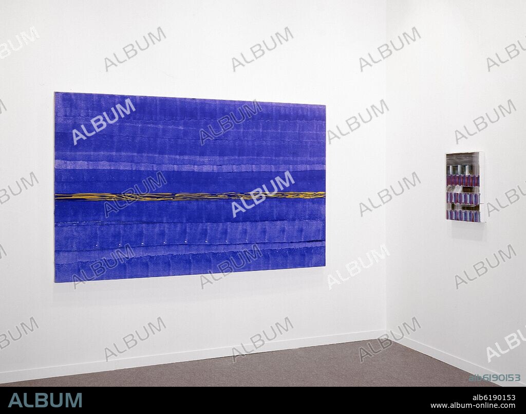 JUAN USLÉ. OBRAS EXPUESTAS EN LA FERIA INTERNACIONAL DE ARTE CONTEMPORANEO EN EL AÑO 1999.