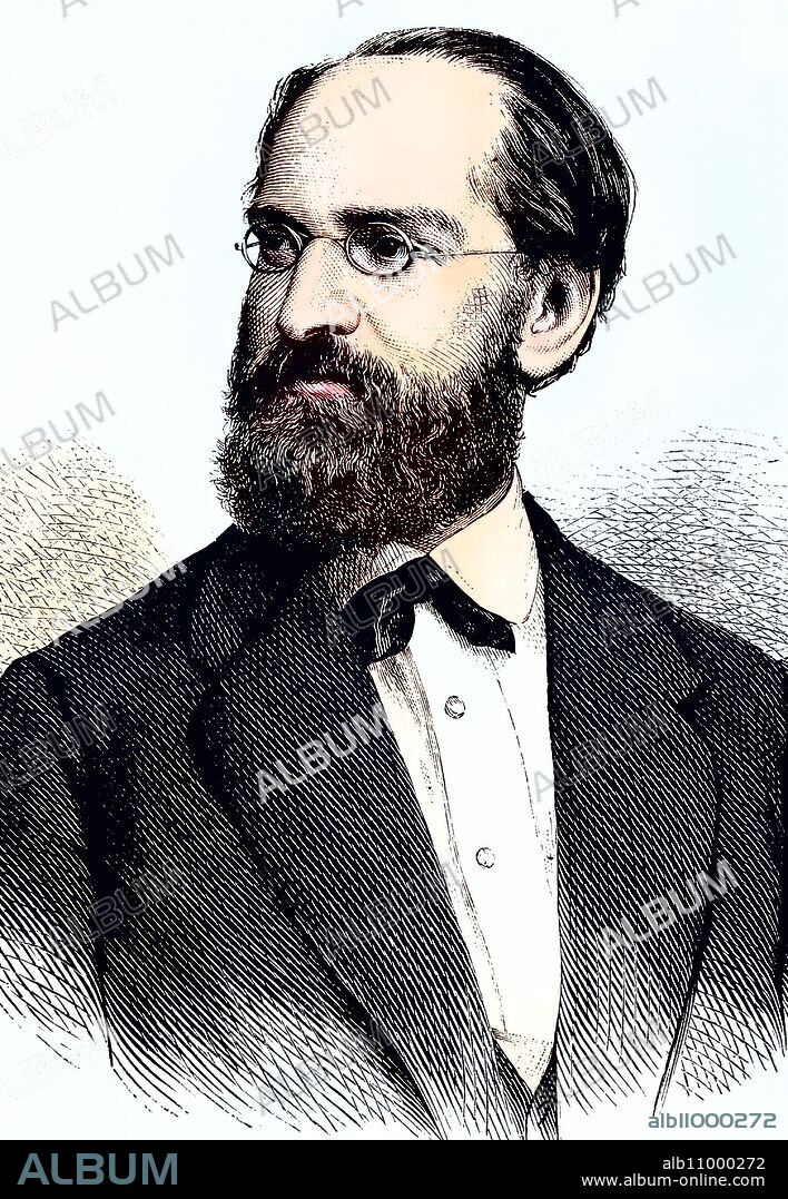 Joseph, Ritter von Weilen, 1828 - 1889, writer, historical, digitally restored reproduction from an original from the 19th century.